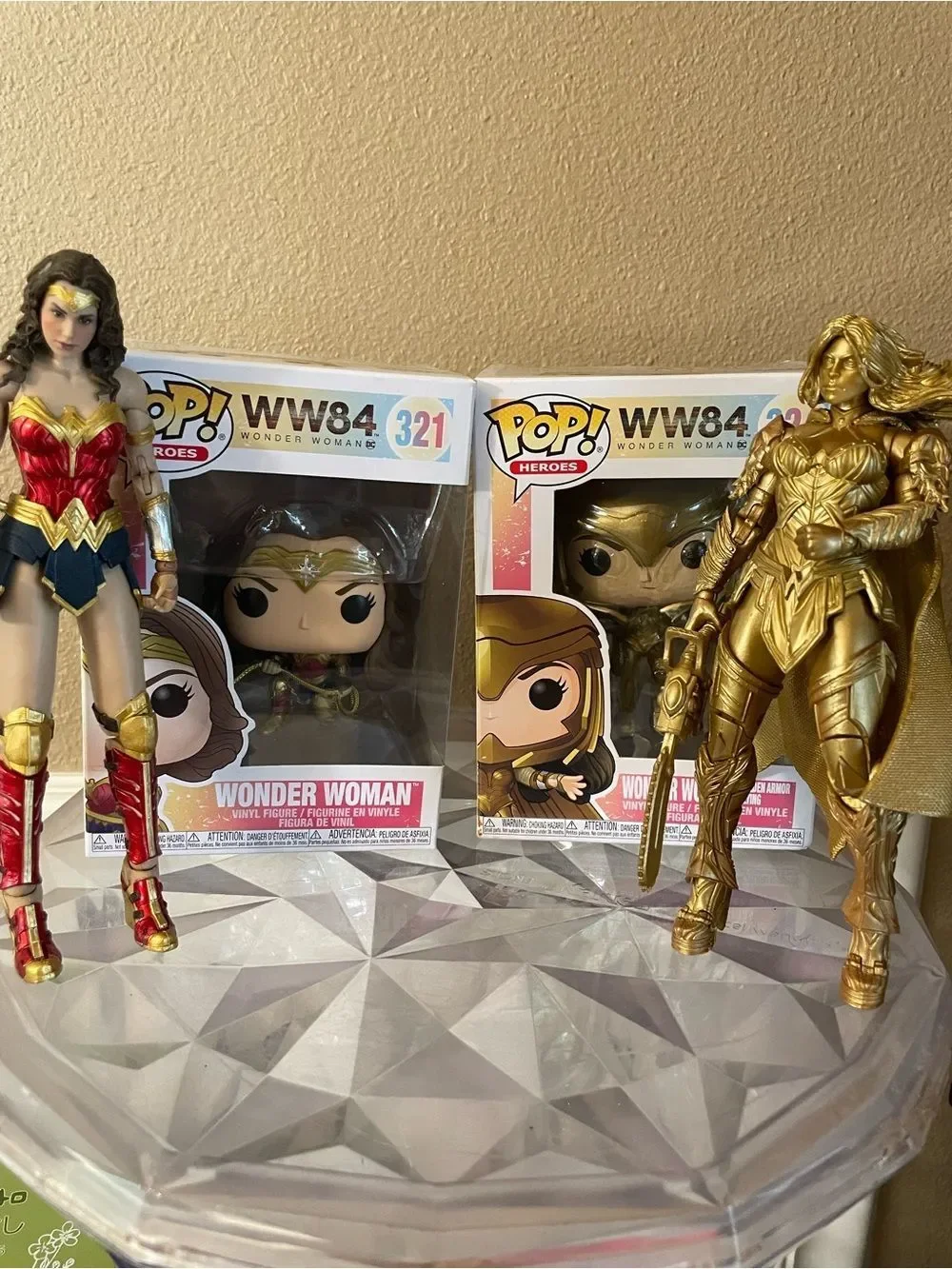 McFarlane Toys Wonder Women Figures Wonder Women WW84 Funko Pops Lot